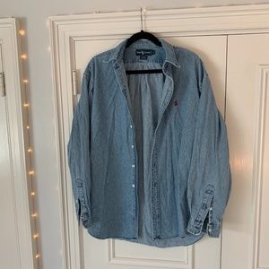 Vintage Ralph Lauren Denim Button Up Shirt